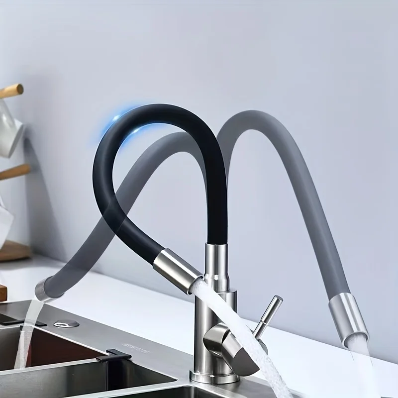 Flexible Hose Braided - Flexible Faucet Hose Extender with Swivel