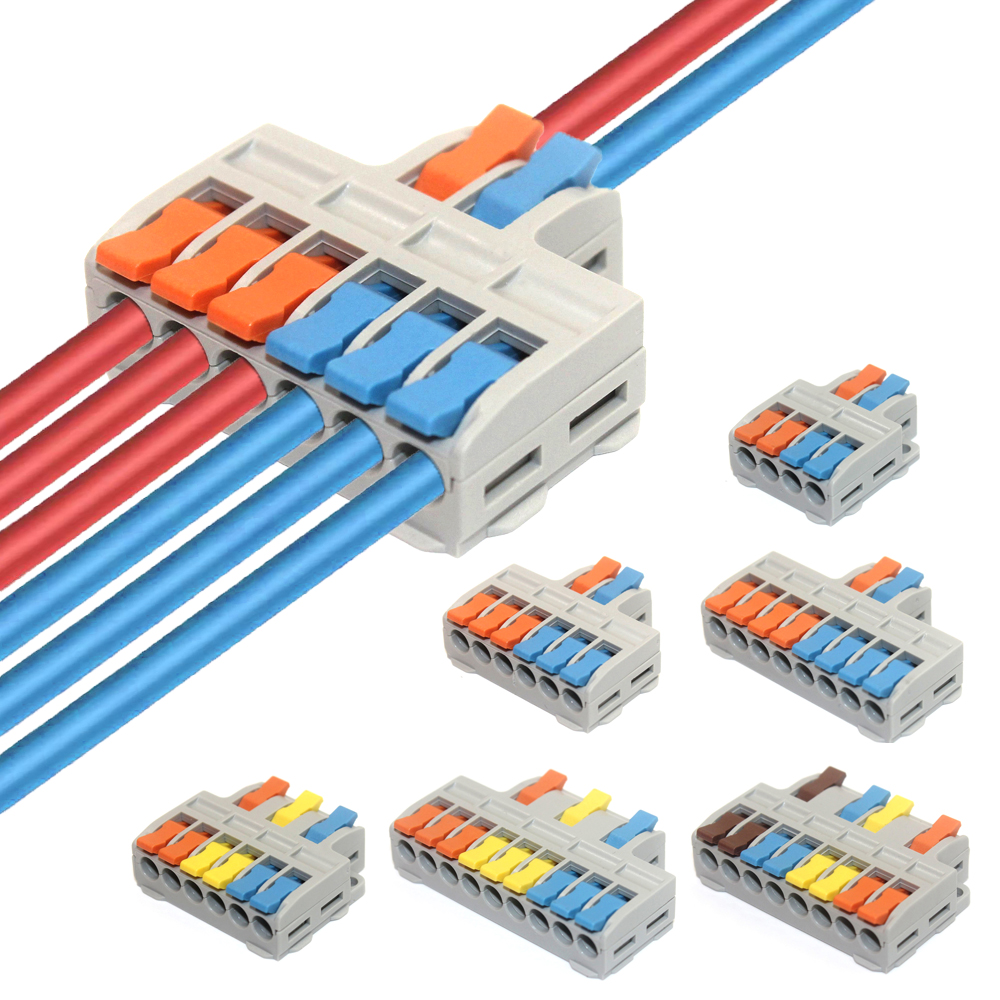 Push Fit Connector - 5/10pcs Quick Wire Connector, Universal Compact