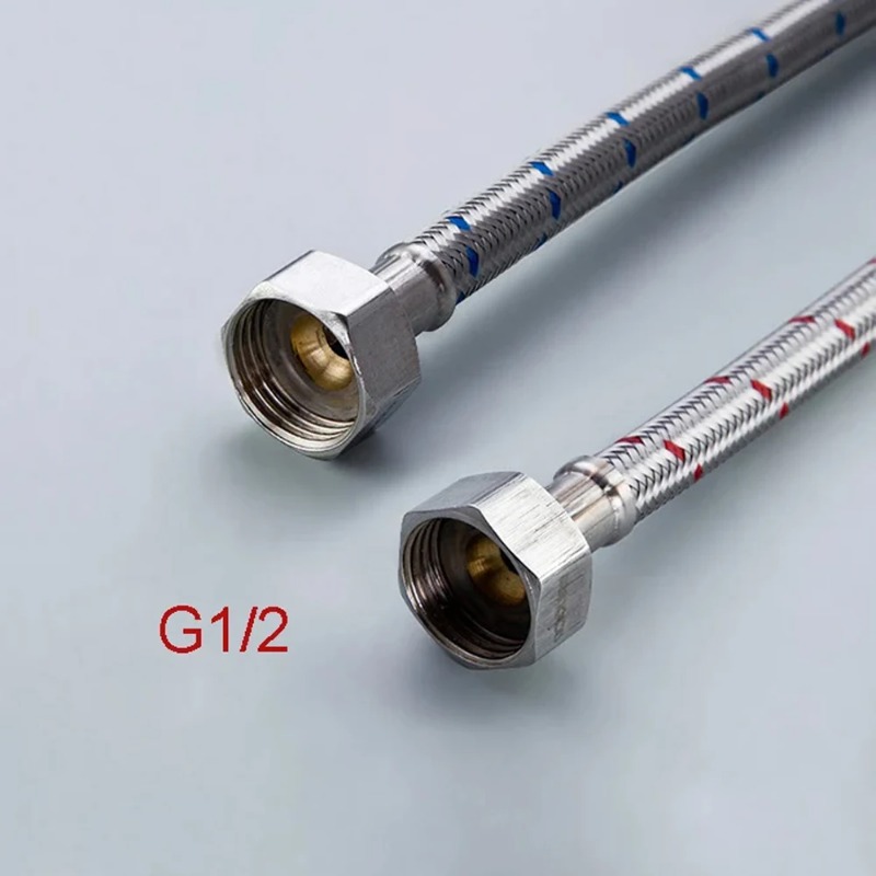 2PCS 60cm Flexible Plumbing Pi - مراجعة Flexible Hose Braided وسعره