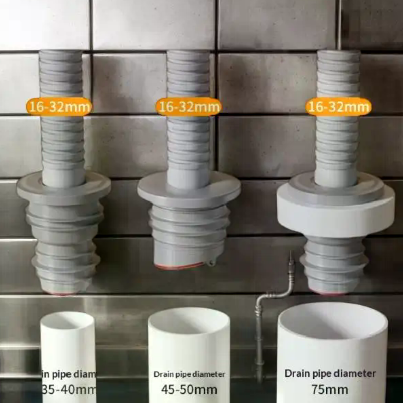 Bathroom Sewer Seal Ring Anti- - مراجعة Drain Pipe Clip وسعره
