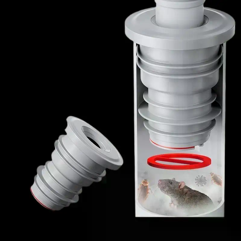 Bathroom Sewer Seal Ring Anti- - مراجعة Drain Pipe Clip وسعره