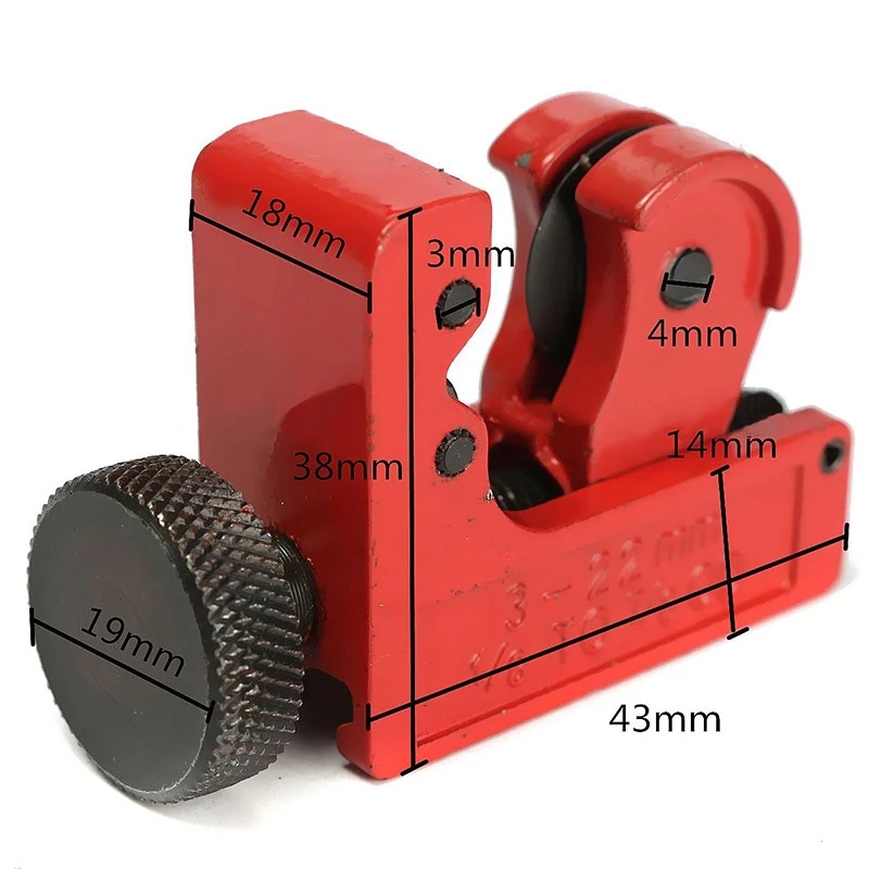 1PC 3-22/3-16mm Mini Alloy Ste - مراجعة Pipe Cutter Ratchet وسعره