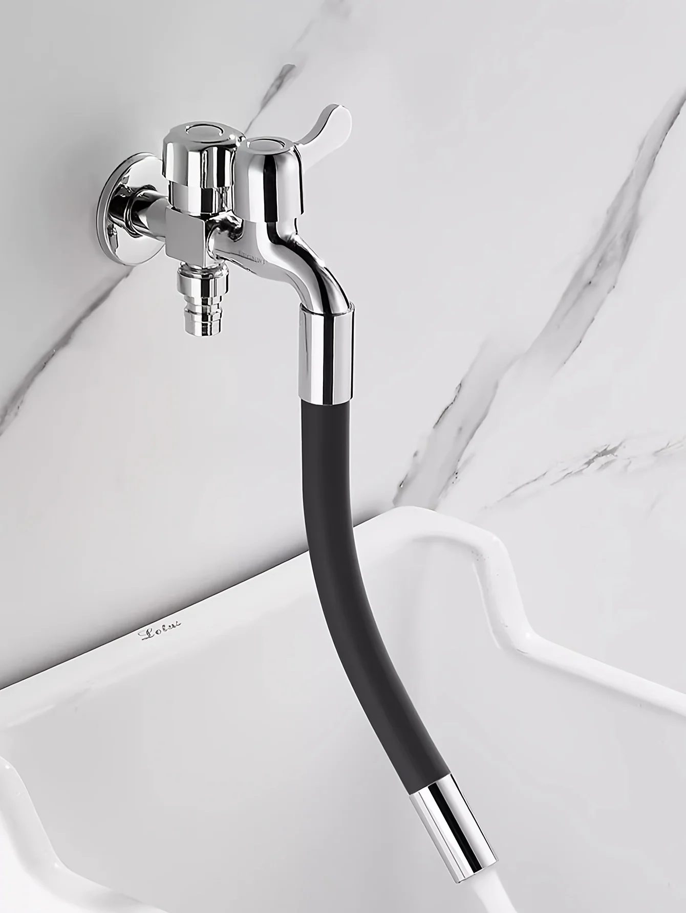 Flexible Faucet Hose Extender  - مراجعة Flexible Hose Braided وسعره