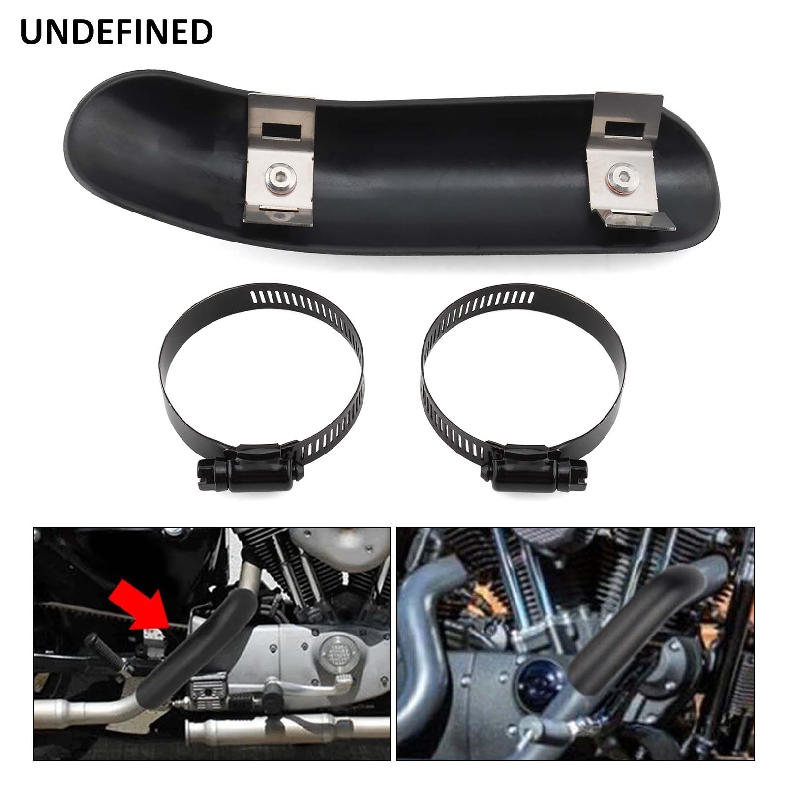 Universal Motorcycle Exhaust P - مراجعة Plastic Pipe Clip وسعره