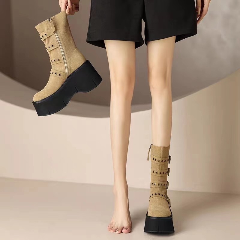Super High Heel Retro Mid-Tube - مراجعة Pipe Bending Spring وسعره