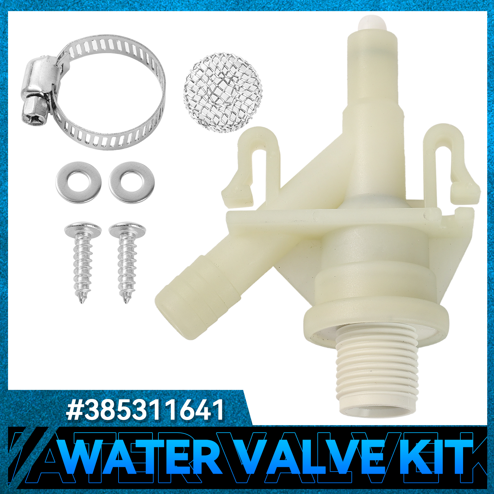 Plastic RV Camper Water Valve  - مراجعة Toilet Fill Valve وسعره