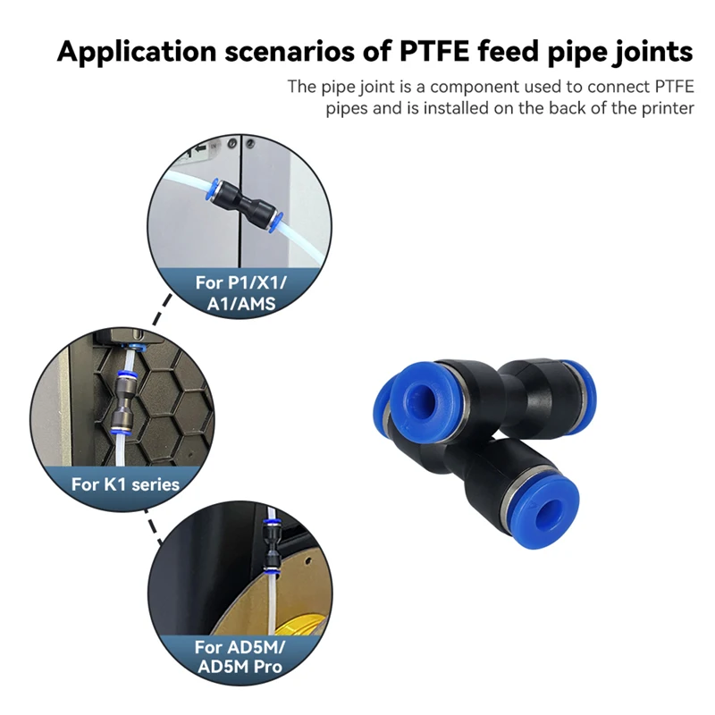 1/2/3pcs 3D Printer PTFE Pneum - مراجعة Ptfe Tape Thread وسعره