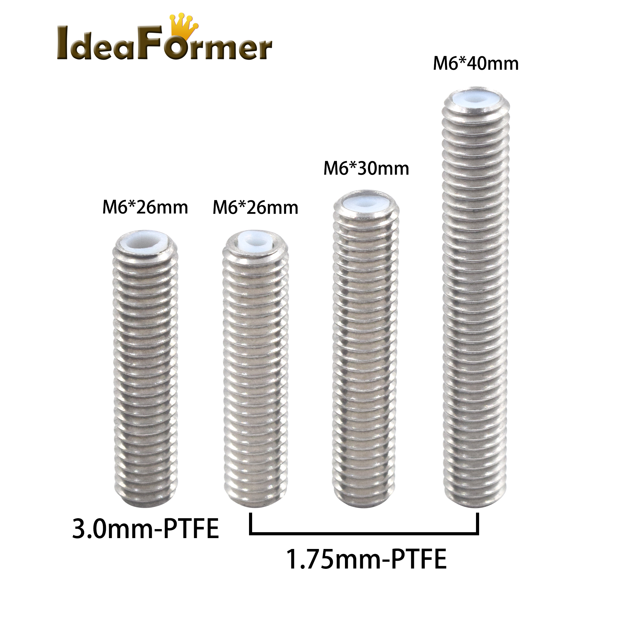 5pcs 3D Printer Stainless Stee - مراجعة Ptfe Tape Thread وسعره