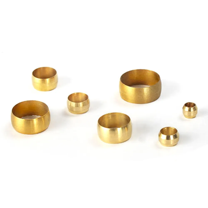 10Pcs Brass Double taper ferru - مراجعة Compression Fitting Brass وسعره