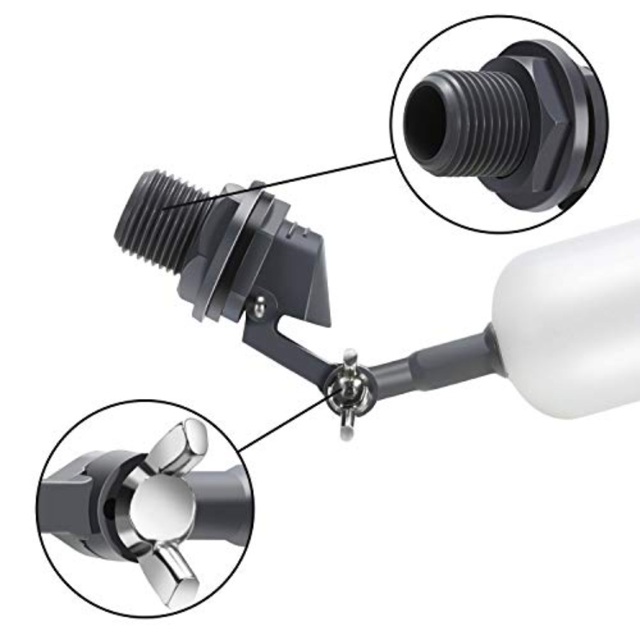 Float Ball Valve, 1/2 Inch Mal - مراجعة Float Ball Valve وسعره