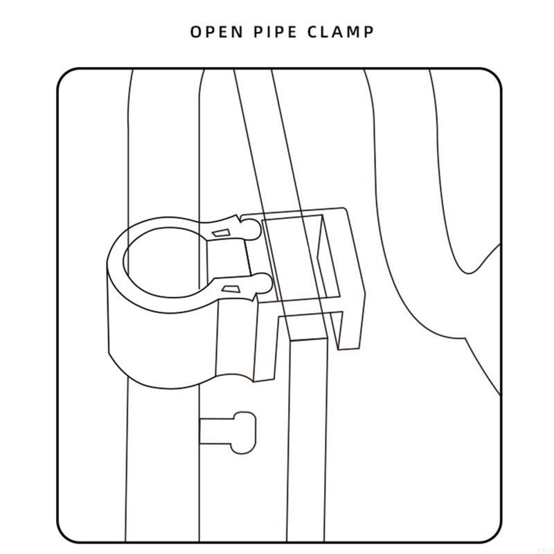 Y51B Airline Tube Holders Clam - مراجعة Plastic Pipe Clip وسعره