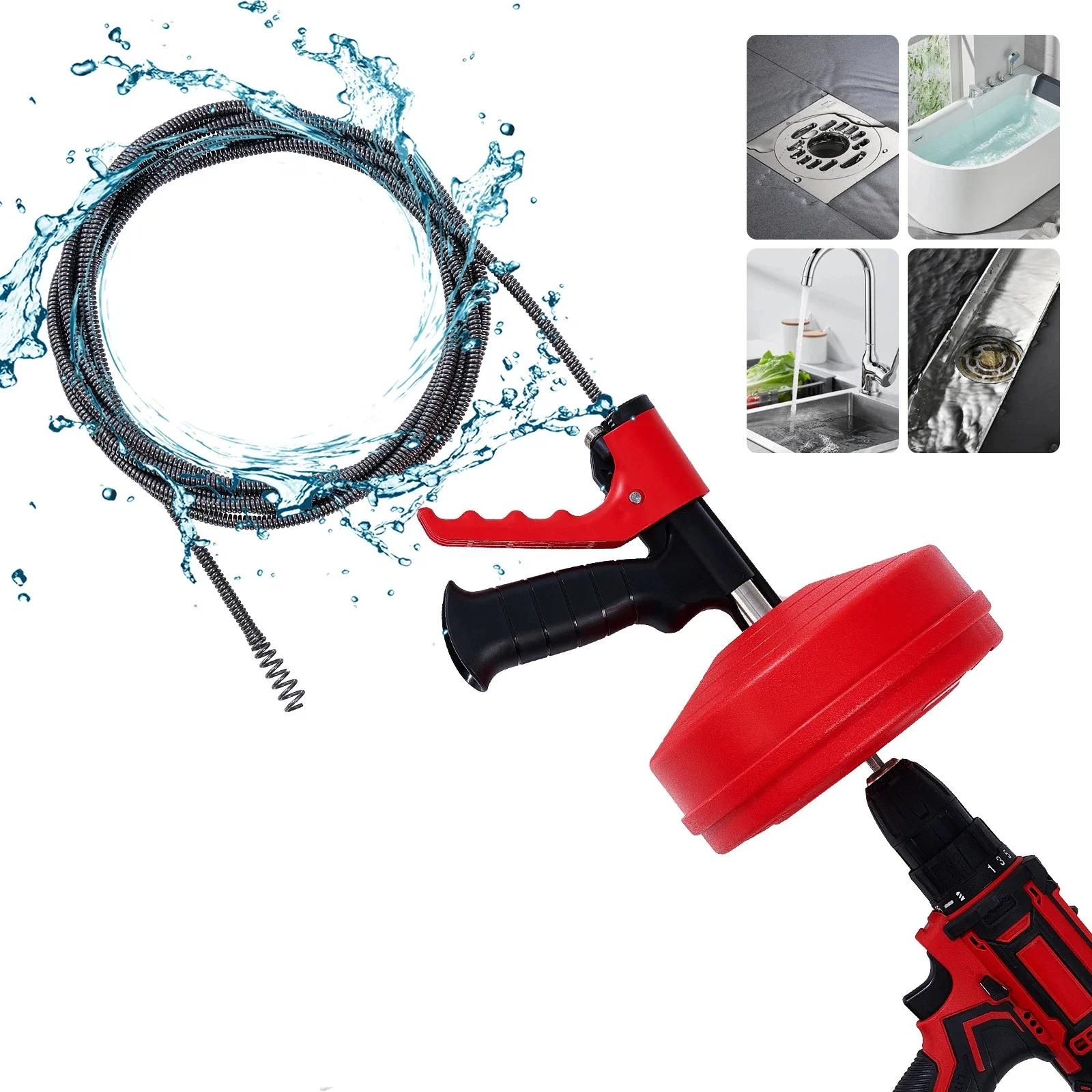 Drain Auger Clog Remover Flexi - مراجعة Drain Snake Flexible وسعره