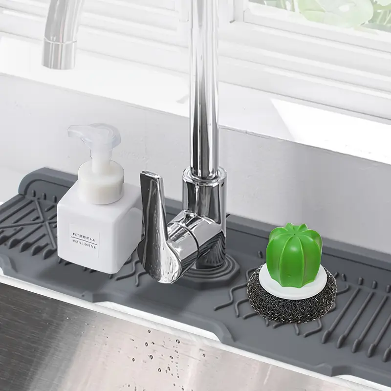 Kitchen sink splash guard, sil - مراجعة Silicone Tap Washer وسعره