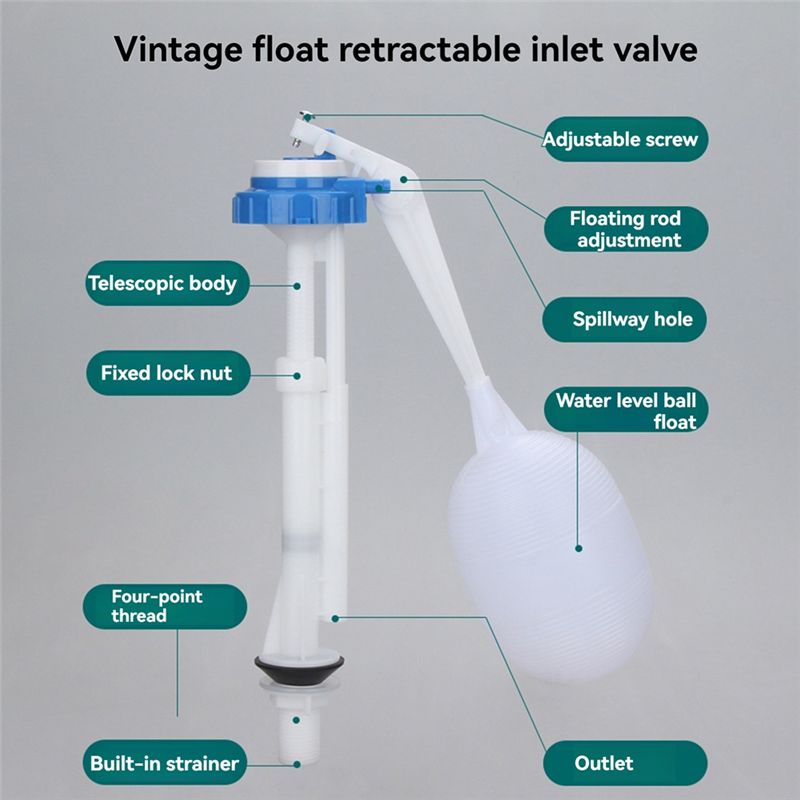 A04G-Adjustable Old Type Toile - مراجعة Float Ball Valve وسعره