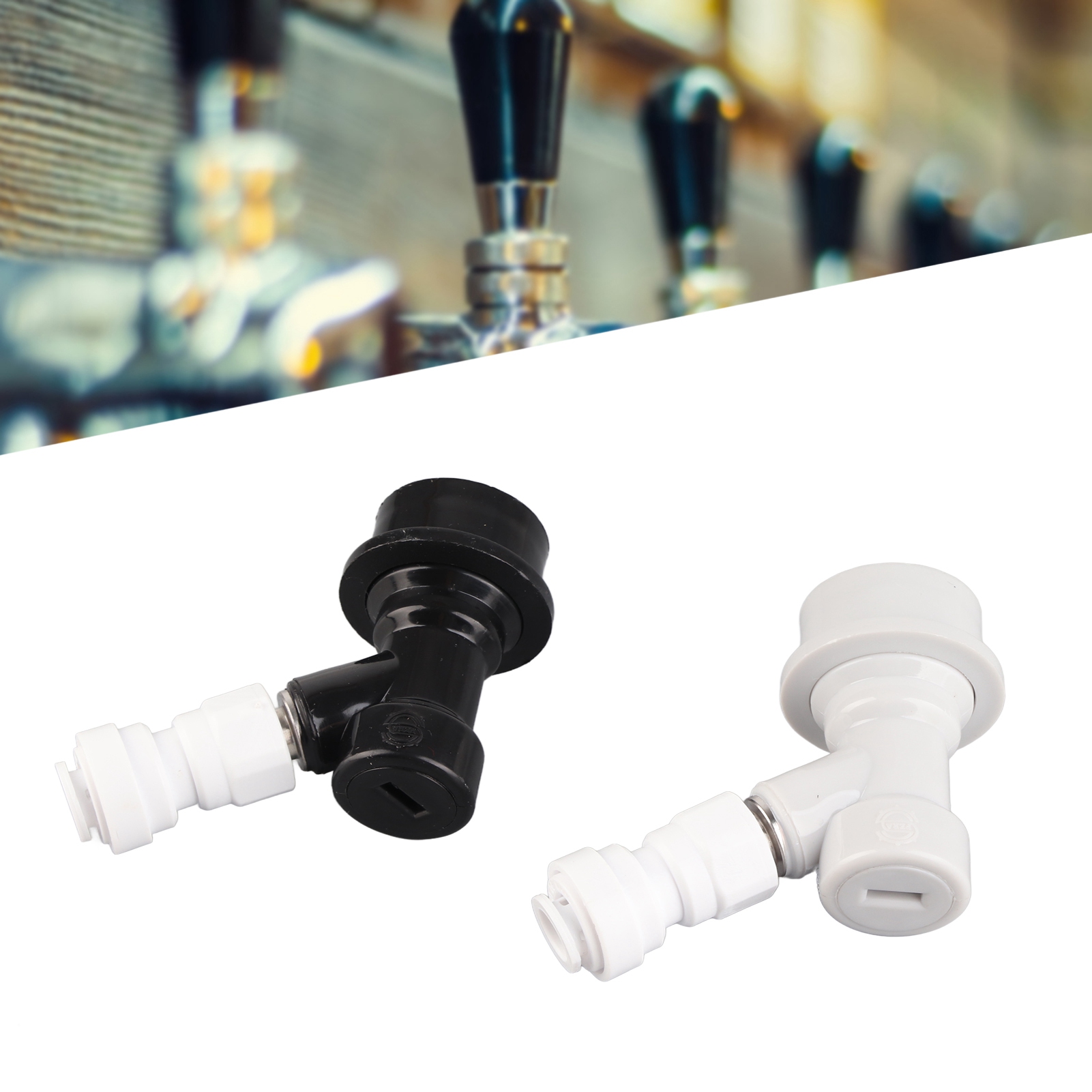 2Pcs Home Brewing Ball Lock Ke - مراجعة Push Fit Connector وسعره