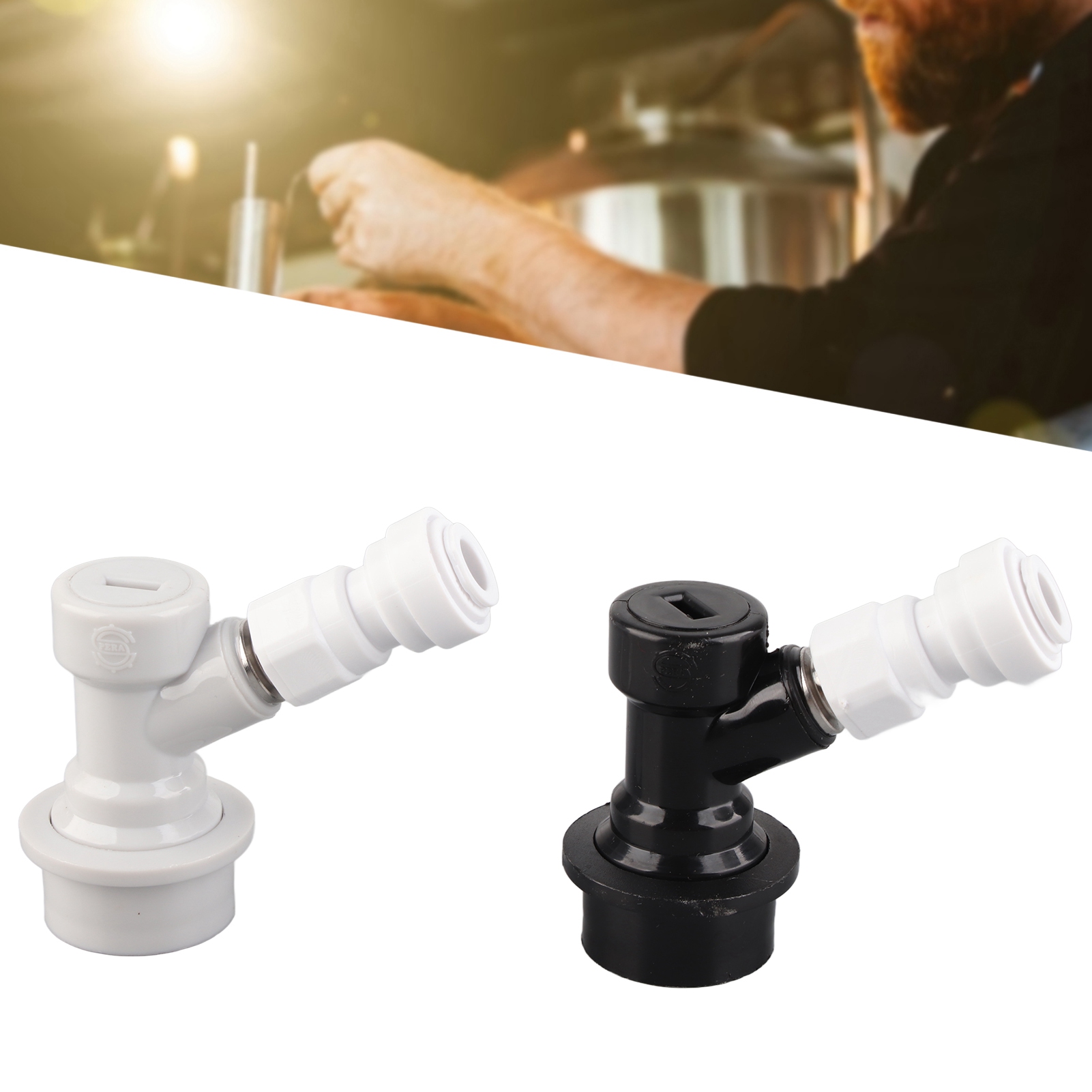 2Pcs Home Brewing Ball Lock Ke - مراجعة Push Fit Connector وسعره