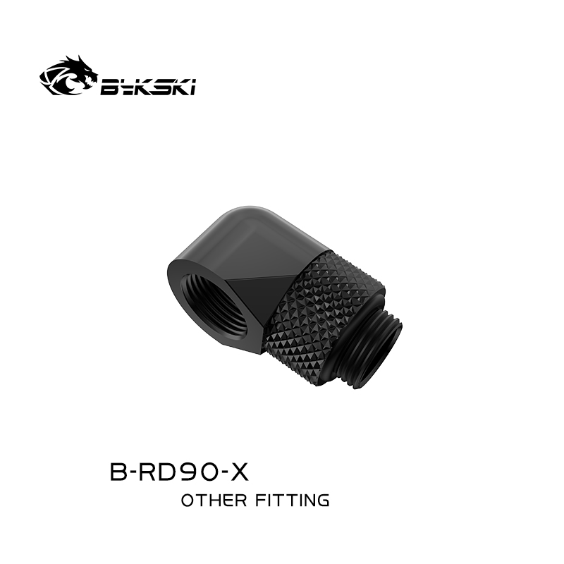 Bykski B-RD90-X 90 Degree Bras - مراجعة Compression Fitting Brass وسعره