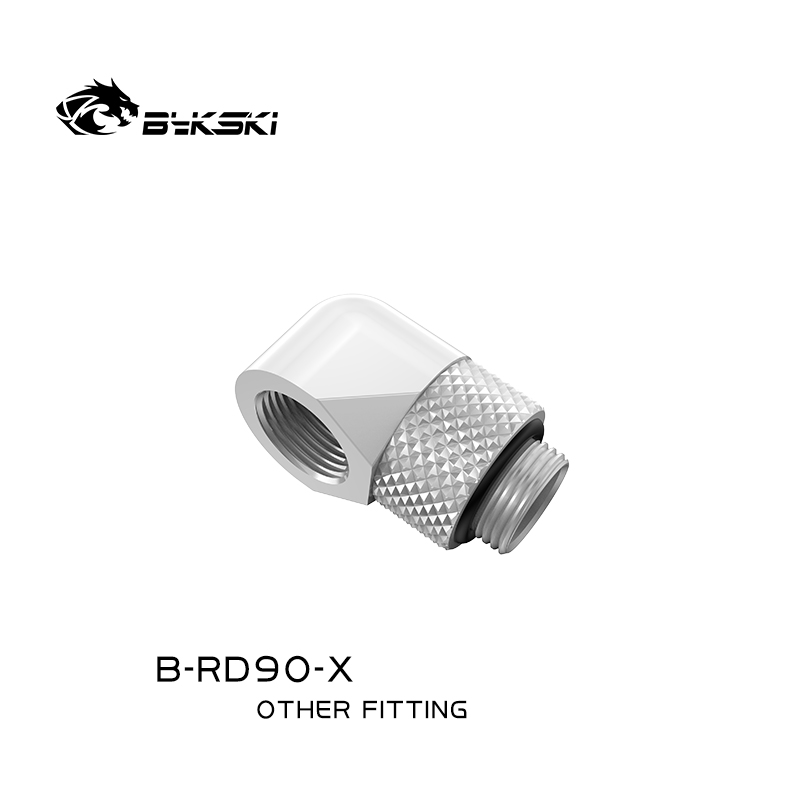 Bykski B-RD90-X 90 Degree Bras - مراجعة Compression Fitting Brass وسعره