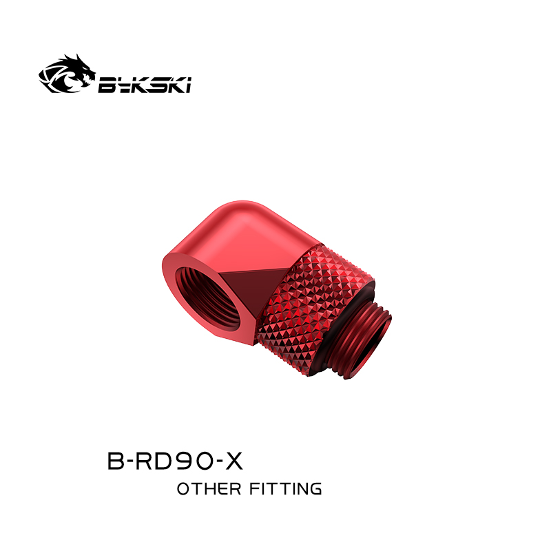 Bykski B-RD90-X 90 Degree Bras - مراجعة Compression Fitting Brass وسعره