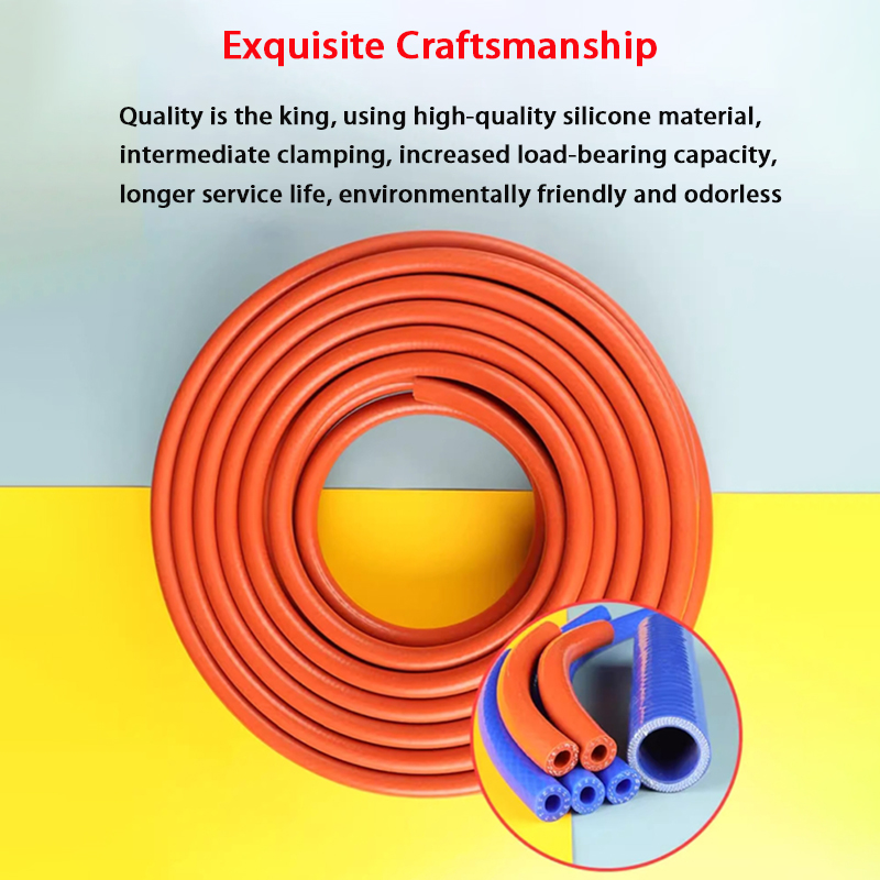 1 Meter Thickening Silicone Tu - مراجعة Flexible Hose Braided وسعره