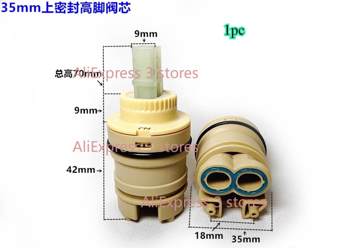 1pcs 28mm/35mm/40mm Water Mixe - مراجعة Basin Mixer Cartridge وسعره