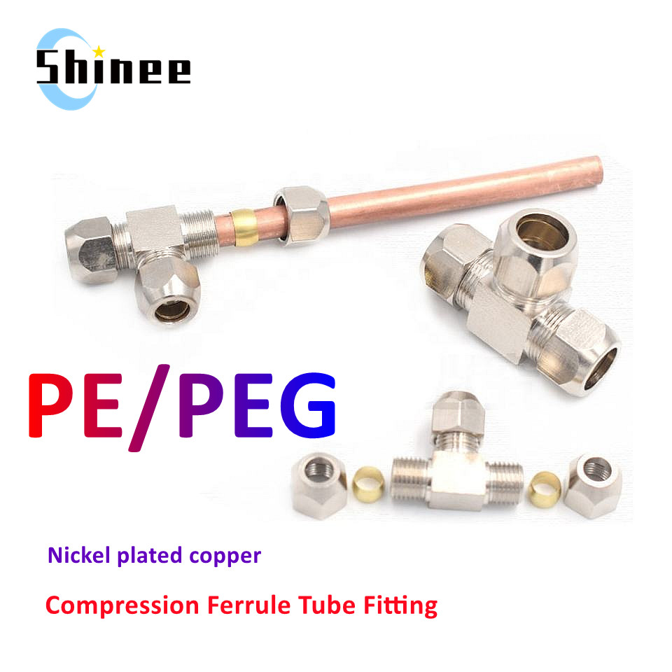 1PCS Pneumatic Fittings Brass  - مراجعة Compression Fitting Brass وسعره