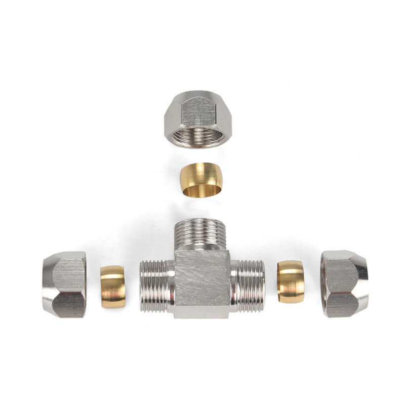 1PCS Pneumatic Fittings Brass  - مراجعة Compression Fitting Brass وسعره