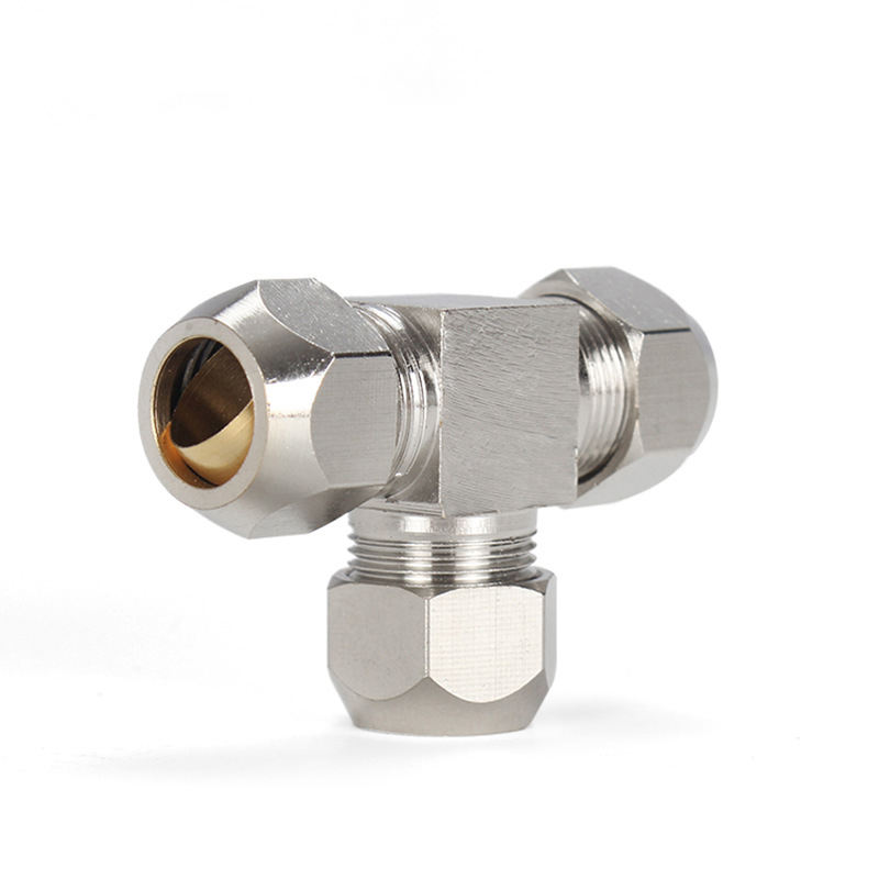 1PCS Pneumatic Fittings Brass  - مراجعة Compression Fitting Brass وسعره