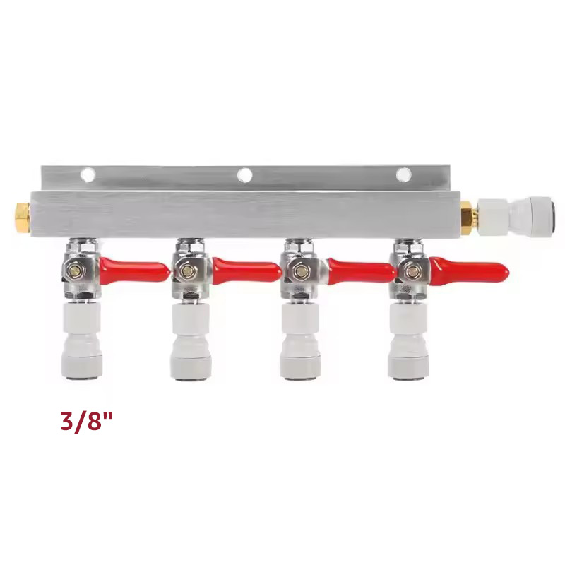 IMAICTUU 4 Way Gas Manifold Co - مراجعة Push Fit Connector وسعره