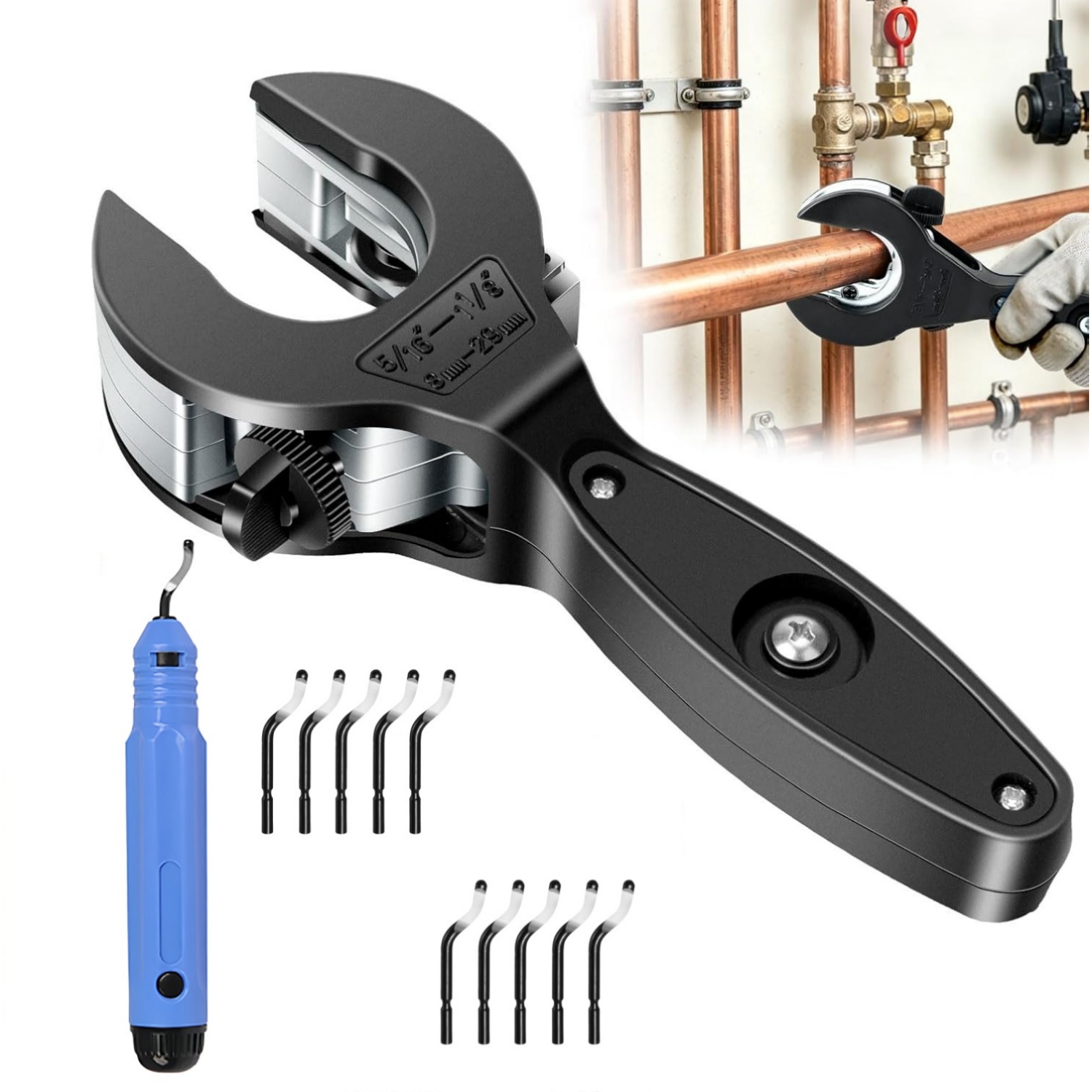 Ratcheting Pipe Cutter Tool fo - مراجعة Pipe Cutter Ratchet وسعره