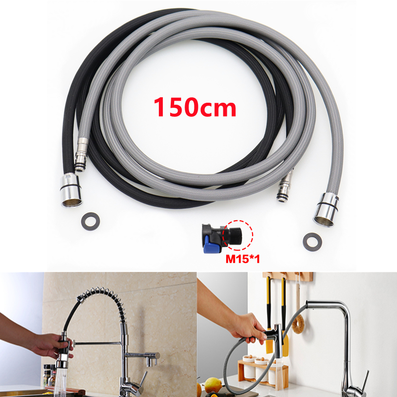 150/180/300cm Kitchen Faucet H - مراجعة Flexible Hose Braided وسعره