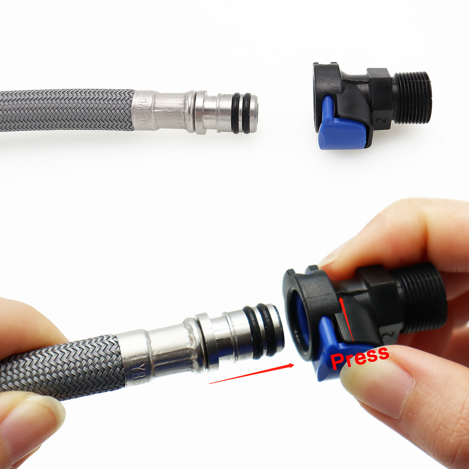 150/180/300cm Kitchen Faucet H - مراجعة Flexible Hose Braided وسعره