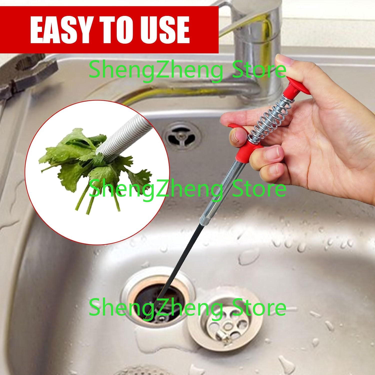 1Pcs Drain Snake Hair Drain Cl - مراجعة Drain Snake Flexible وسعره