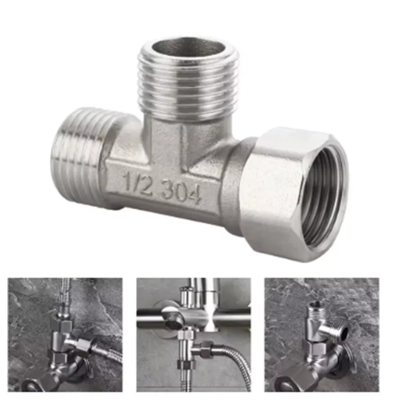 Stainless Steel T Adapter G1/  - مراجعة Shower Valve Cartridge وسعره