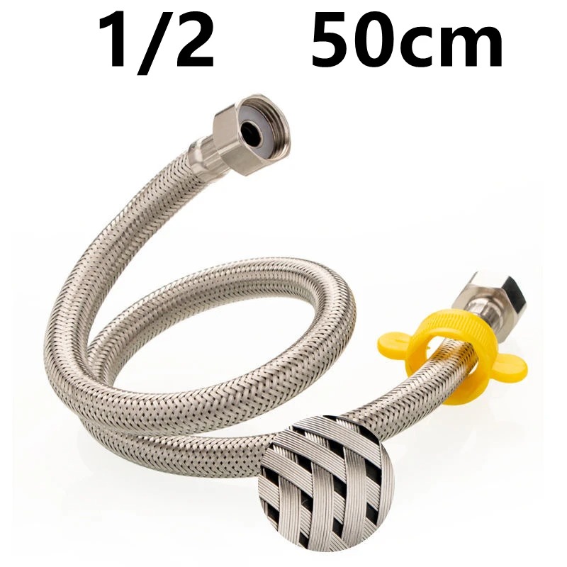 304 Stainless Steel Faucet Bra - مراجعة Flexible Hose Braided وسعره