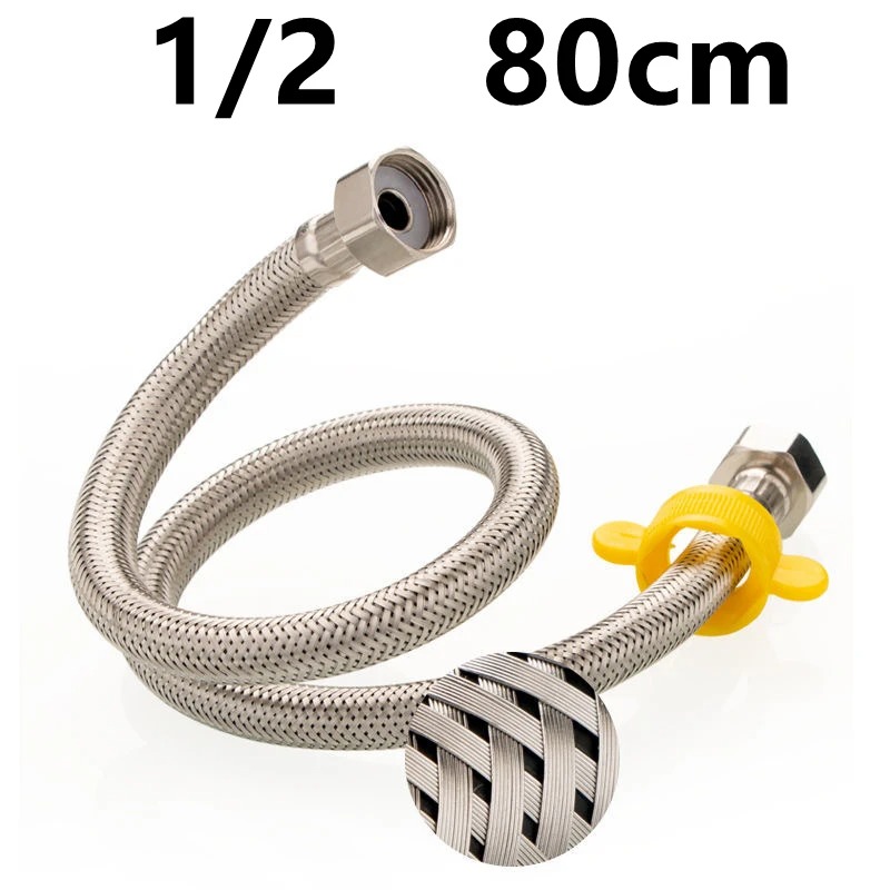 304 Stainless Steel Faucet Bra - مراجعة Flexible Hose Braided وسعره