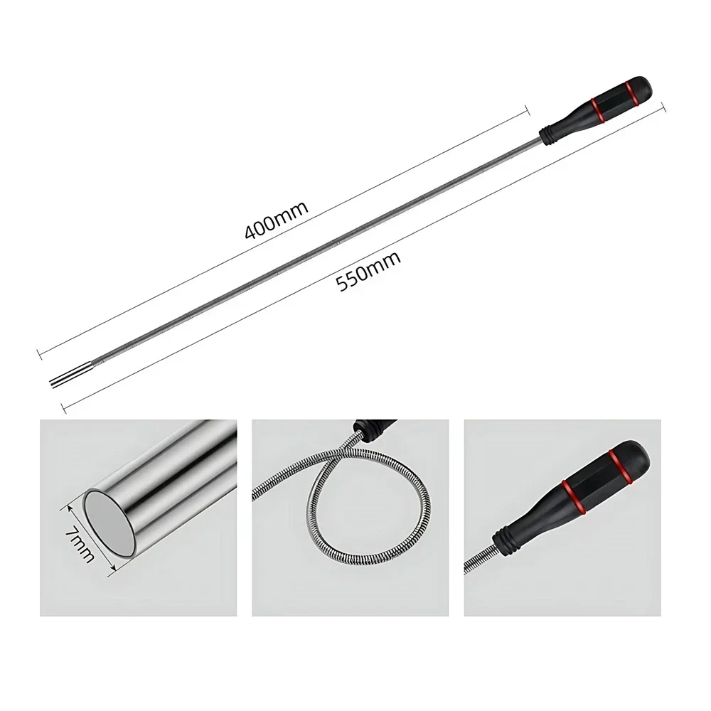 Flexible Magnetic Pickup Tool  - مراجعة Drain Snake Flexible وسعره