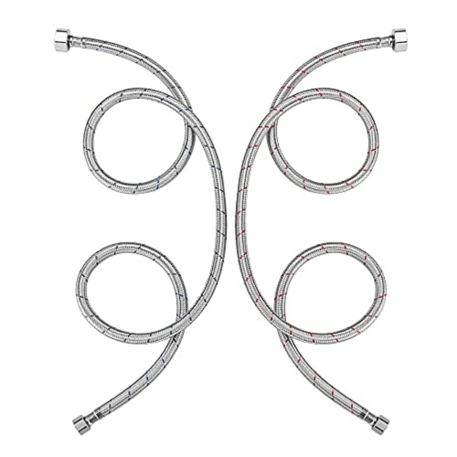Length Faucet Flexible Hose 1/ - مراجعة Flexible Hose Braided وسعره
