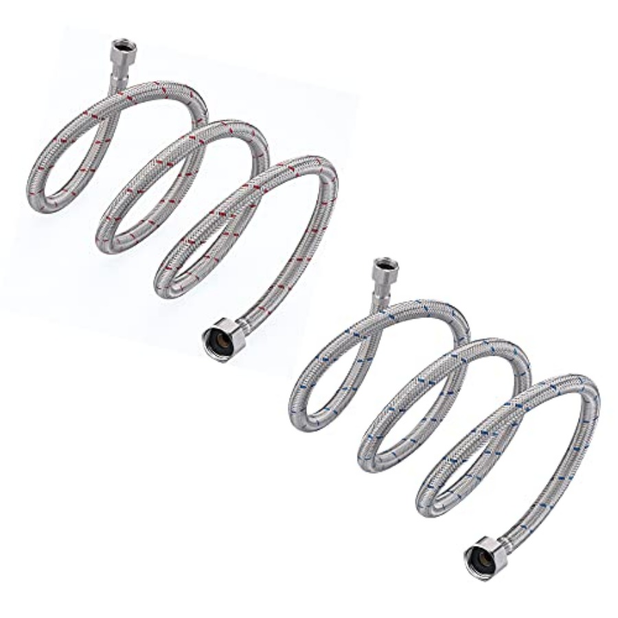 Length Faucet Flexible Hose 1/ - مراجعة Flexible Hose Braided وسعره