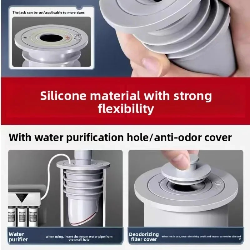 Connector Stopper Silicone Bat - مراجعة Drain Pipe Clip وسعره