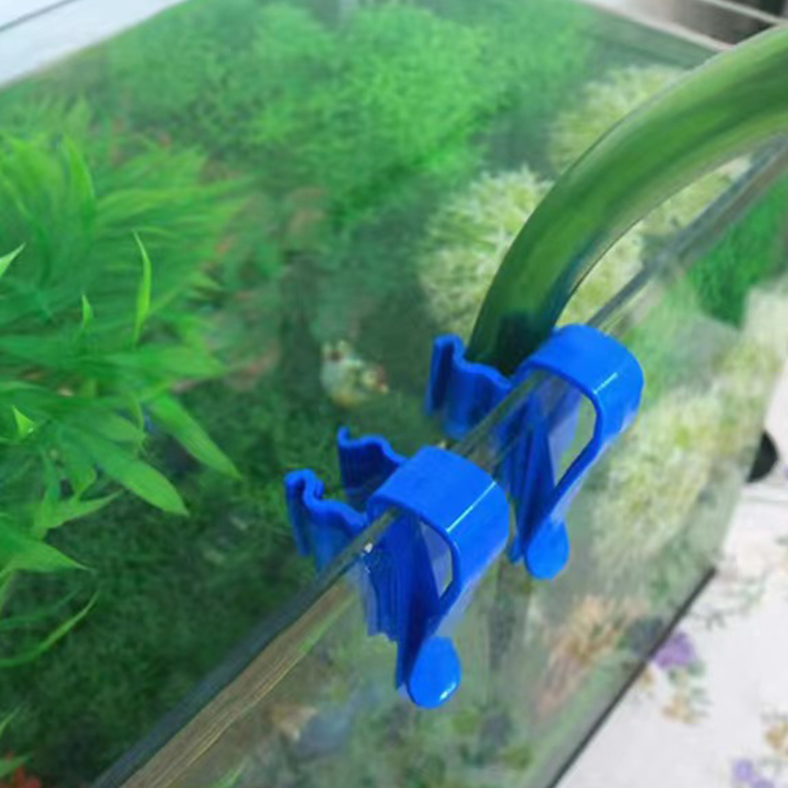Aquarium Tube Holder Clip Fish - مراجعة Plastic Pipe Clip وسعره