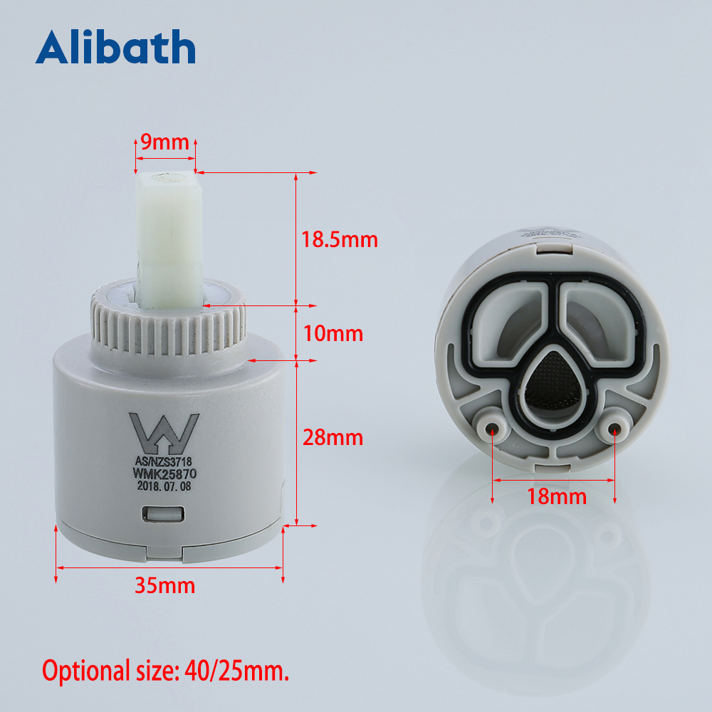 25mm / 35mm / 40mm Ceramic Car - مراجعة Basin Mixer Cartridge وسعره