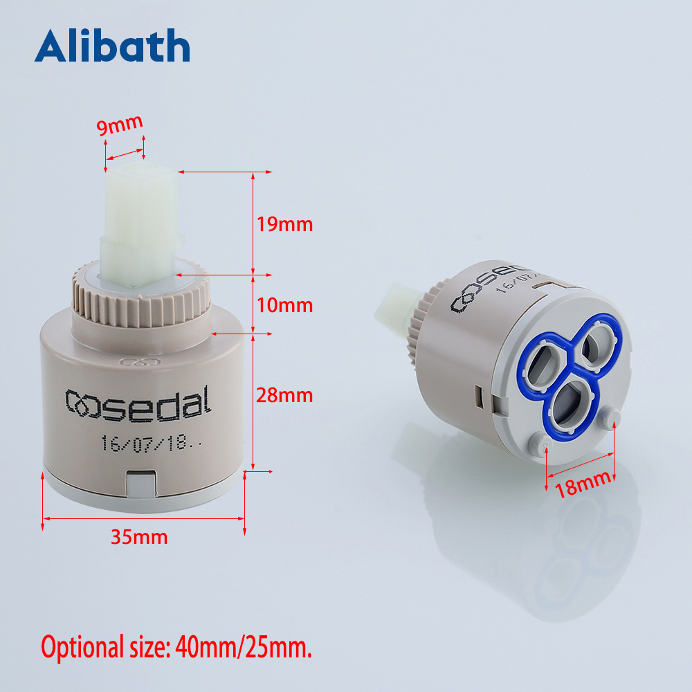 25mm / 35mm / 40mm Ceramic Car - مراجعة Basin Mixer Cartridge وسعره