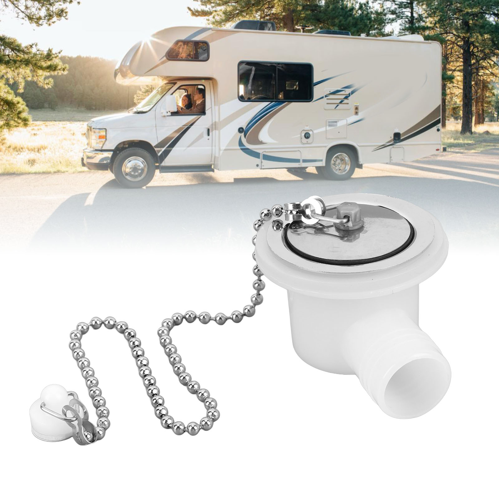 RV Sink Drain Connector Anti C - مراجعة Drain Pipe Clip وسعره