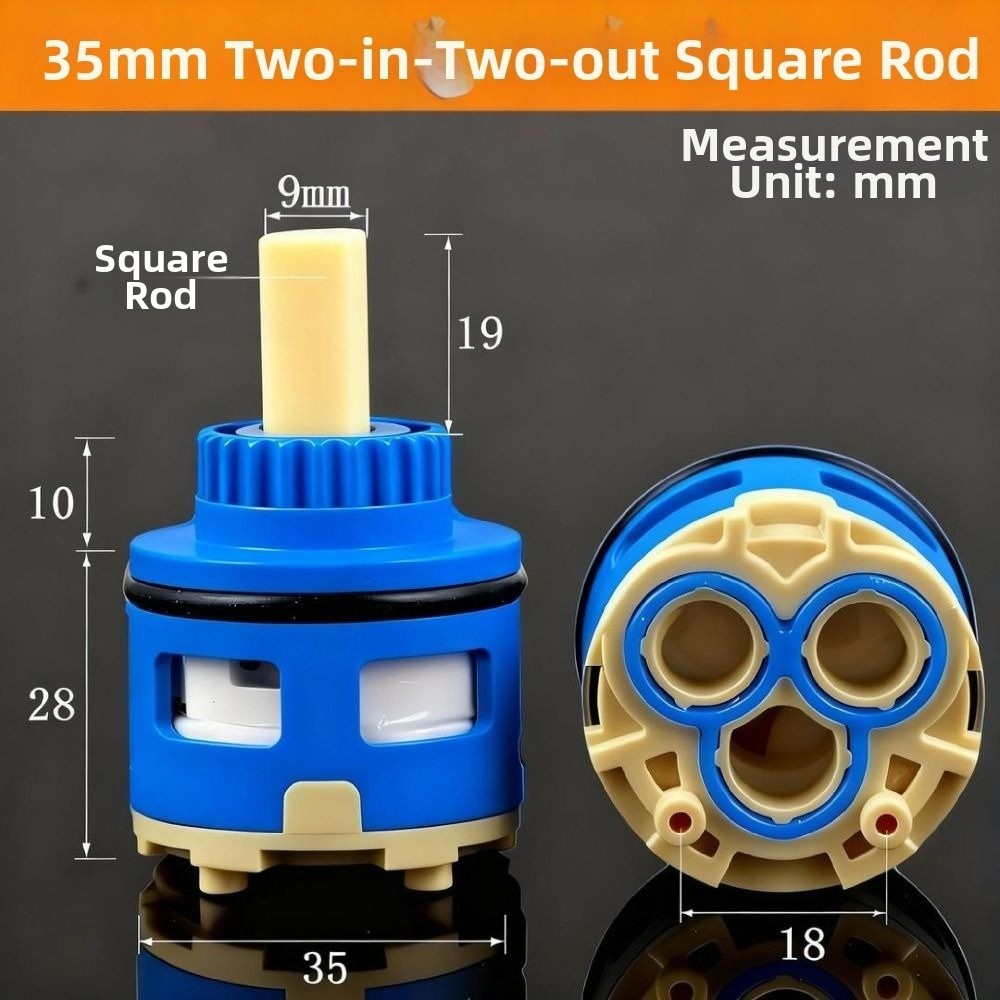 35mm Size Faucet Valve Core 2  - مراجعة Basin Mixer Cartridge وسعره