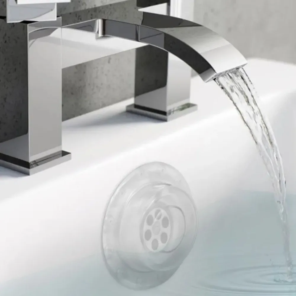 PVC Bath Overflow Drain Cover  - مراجعة Drain Pipe Clip وسعره