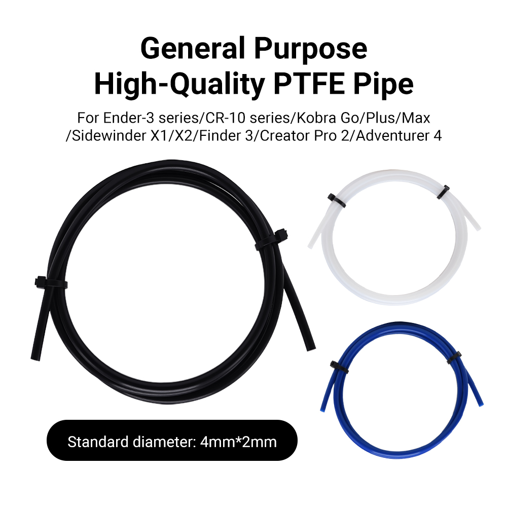 1M PTFE Tube 2x4mm MK8 Hot End - مراجعة Ptfe Tape Thread وسعره