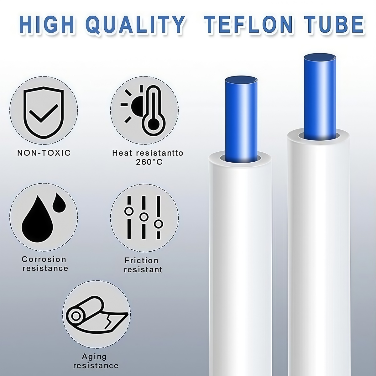 Creality 3D Printer PTFE Tube， - مراجعة Ptfe Tape Thread وسعره