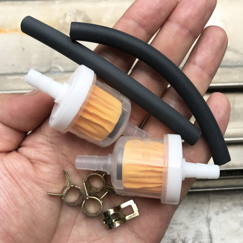 1Set Fuel Petrol Inline Hose P - مراجعة Plastic Pipe Clip وسعره