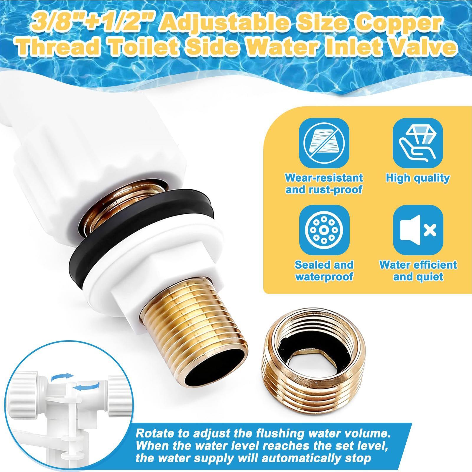 Toilet Fill Valve Brass Connec - مراجعة Toilet Fill Valve وسعره